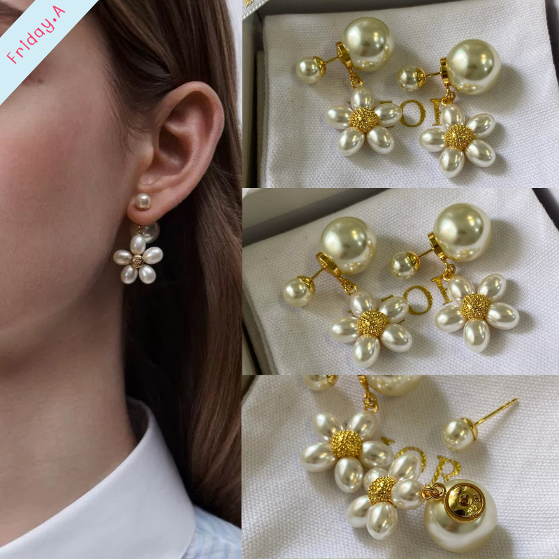 (D232) ต่างหู D [มาใหม่ชนช้อป!] สวยตาแตก ดีเทลน่ารัก สวยตรงปก 100% ไม่ต้องลุ้น♡