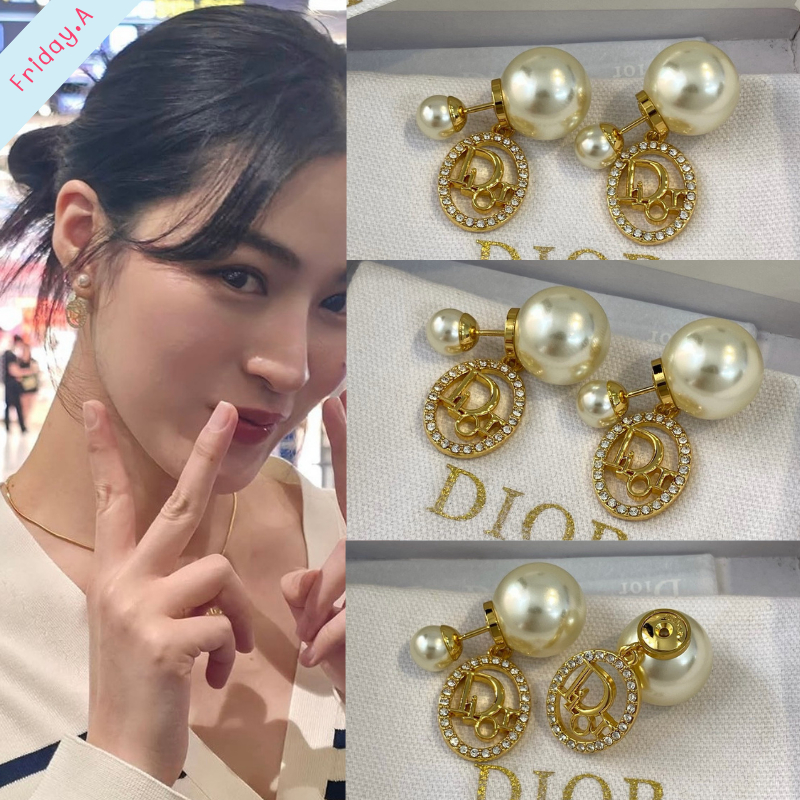 (D250) ต่างหู D [มาใหม่ชนช้อป!] สวยตาแตก ดีเทลน่ารัก สวยตรงปก 100% ไม่ต้องลุ้น♡
