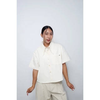 Z016 Little shirt เสื้อเชิ้ตผ้าคอตตอนแขนสั้น สีสันสดใส ใส่ได้ทุกวัน —MIIZII OUTFIT