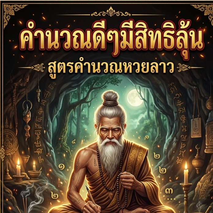 หนังสือคำนวณดีๆมีสิทธิ์ลุ้น รวมสูตรคำนวณหวยลาว ใช้คำนวณหาเลขเด็ดลาว