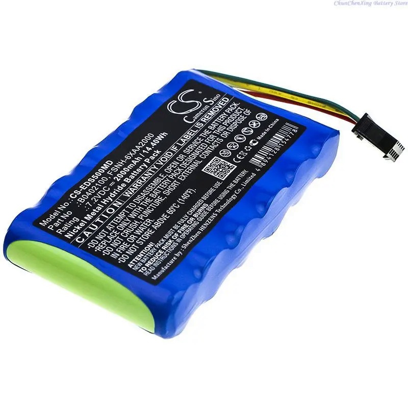 J8NX OrangeYu 2000mAh Medical Battery B0402100, FSNH-6XAA2000 for EDAN SD5, SD6