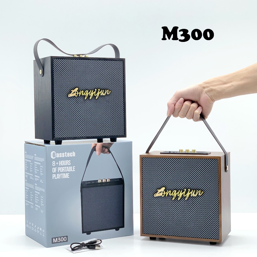 ลำโพงบลูทูธ 4 นิ้ว 8W ลำโพงพกพา เสียงดี เบสหนัก รองรับ USB TF Type-C มีช่องไมโครโฟน Bluetooth speaker