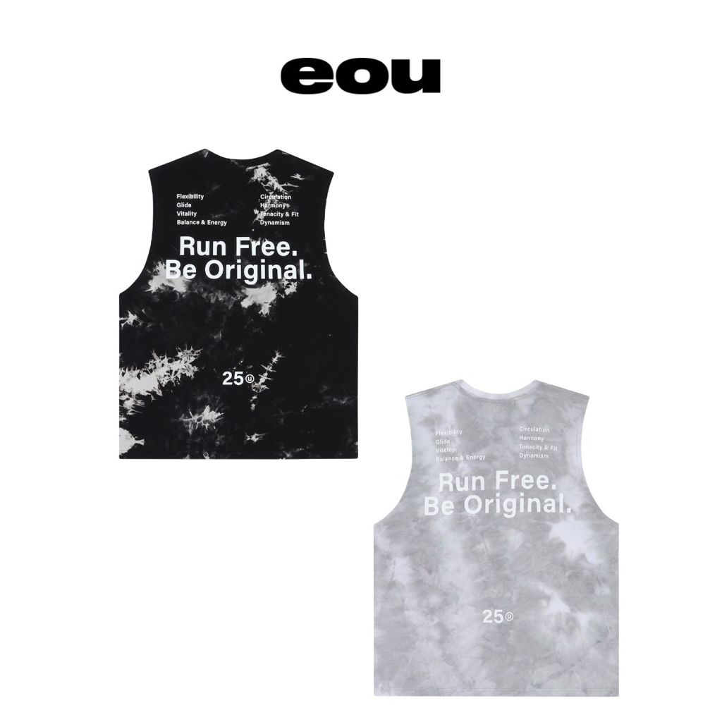 เสื้อวิ่งแขนกุด EOU Tiedye SL001 Tank