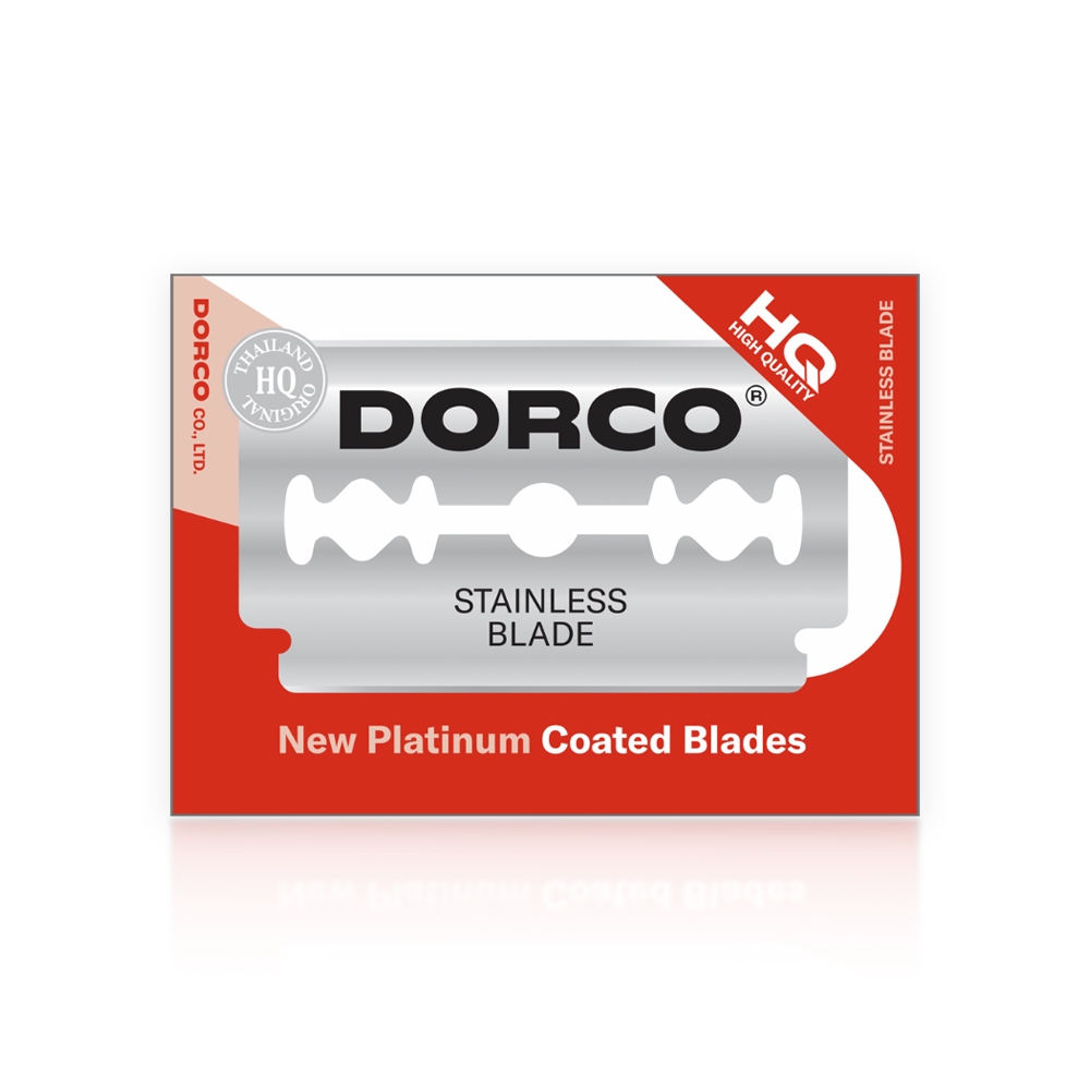 Dorco ดอร์โก้ ใบมีดโกน 2 คม 1 กล่อง (100 ใบ)