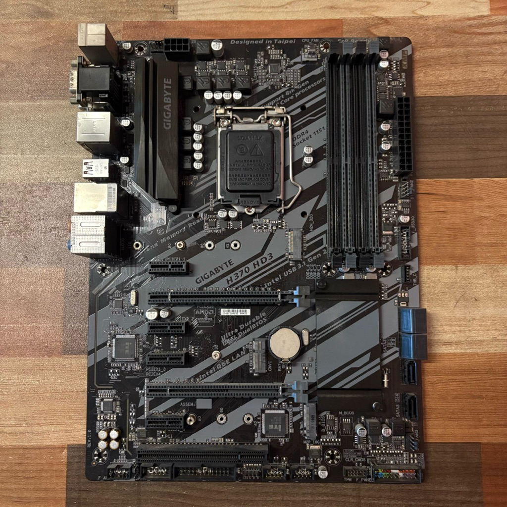 เมนบอร์ด GIGABYTE H370 HD3 (LGA1151v2) Motherboard มือสอง บอร์ดใหญ่ ATX รองรับ Intel Gen 8-9 เทสผ่าน