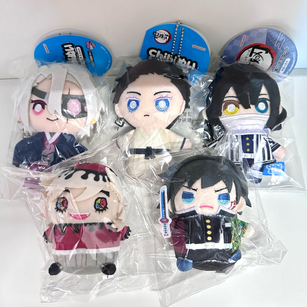 ( พร้อมส่ง) Kimetsu No Yaiba / Demon Slayer | ตุ๊กตาจิบินุย มาเมะ ดาบพิฆาตอสูร ไยบะ กิยู โดมะ อุซุย ฮาคุจิ โอบาไน