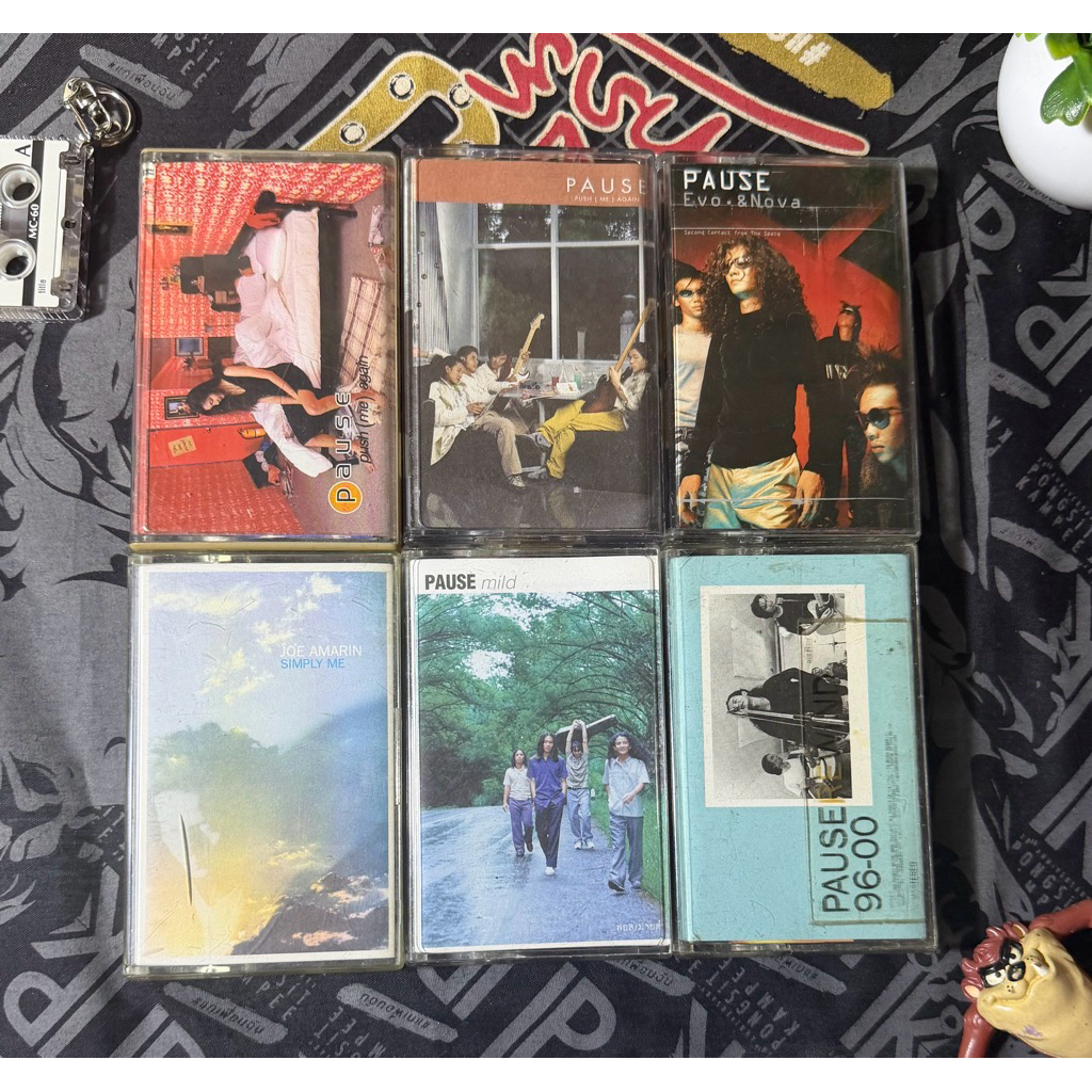 เทปเพลงวงพอส(pause) หายาก สะสม ฟังปกติ