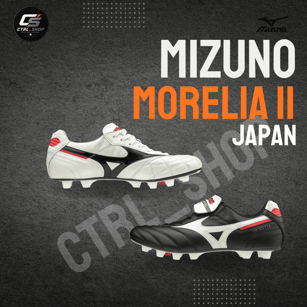 Preorder//รองเท้าสตั๊ด Mizuno Morelia 2 JAPAN หนังจิงโจ้ ผลิตในญี่ปุ่น 100% ตัวท็อป !!! รับประกันของ