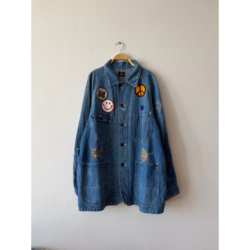 needles patchwork jacket size XL