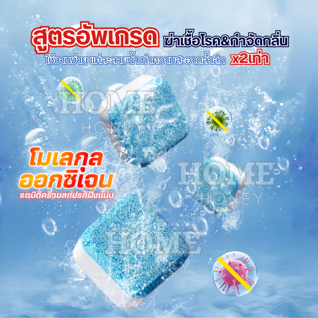 เม็ดฟู่(12เม็ด/1กล่องสูตรอัพเกรด)ทำความสะอาดเครื่องซักผ้า ล้างถังเครื่องซักผ้า ผลิตภัณฑ์ทำความสะอาด thumbnail 7