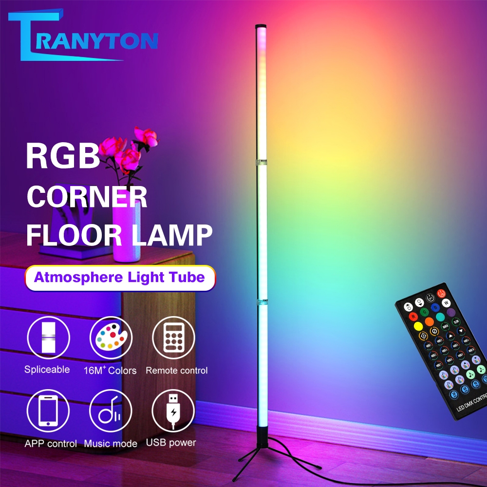 5V Smart  RGB Floor Lamp Atmosphere Lamp ไฟพื้น LED ไฟตกแต่ง ไฟห้อง RGB ไฟสี การควบคุมด้วยอัจฉริยะทา