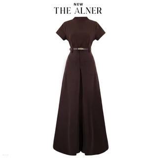 Thealner (เซตเสื้อคอคอเต่าแขนสั้น กก.เทาขายาว)