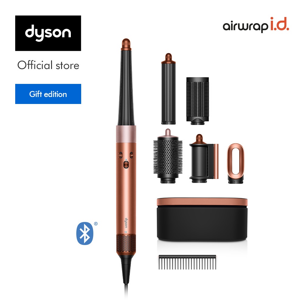 Dyson Airwrap i.d.™ multi-styler and dryer Straight+Wavy (Amber silk) อุปกรณ์จัดแต่งทรงผม ไดสัน