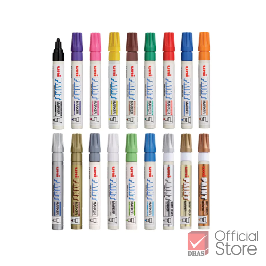 Uni ปากกาเพ้นท์ ปากกามาร์คเกอร์ PX-20 จำนวน 1 ด้าม
