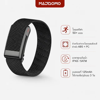 MAJDOMO LOOP Smart watch band ตรวจ ECG GPSวัดน้ำตาลไม่เจ็บตัว วัดความดันโลหิต ไขมันในเลือด