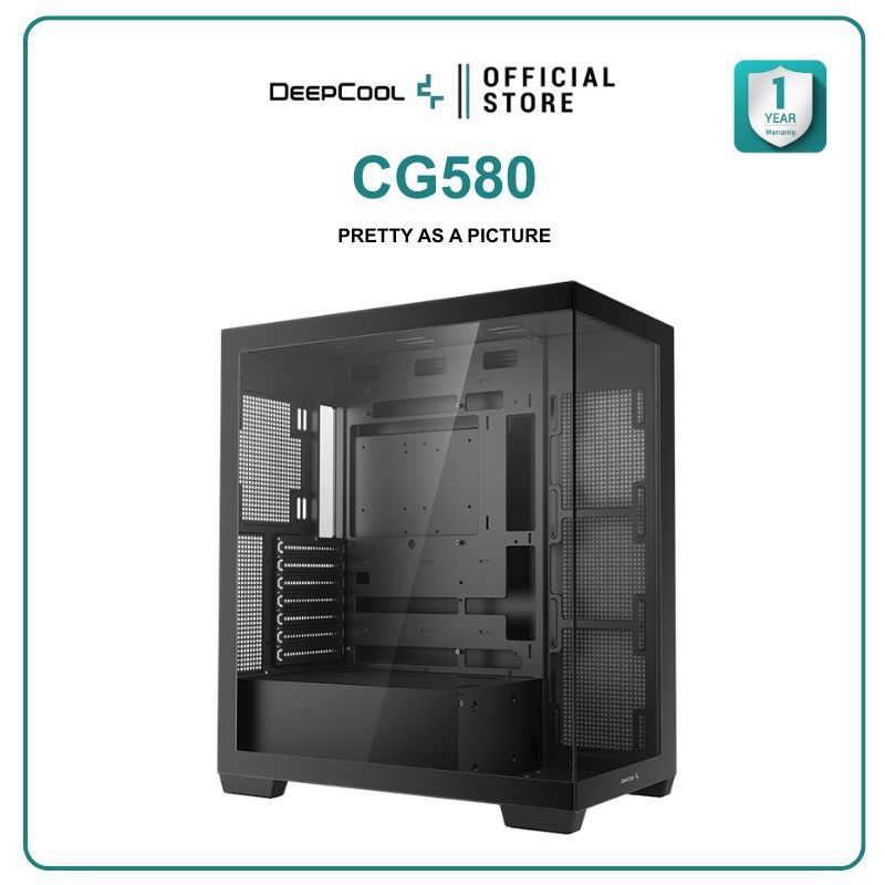 เคสคอมพิวเตอร์ DEEPCOOL - PC CASE ATX CG580 รับประกันสินค้า 1 ปี