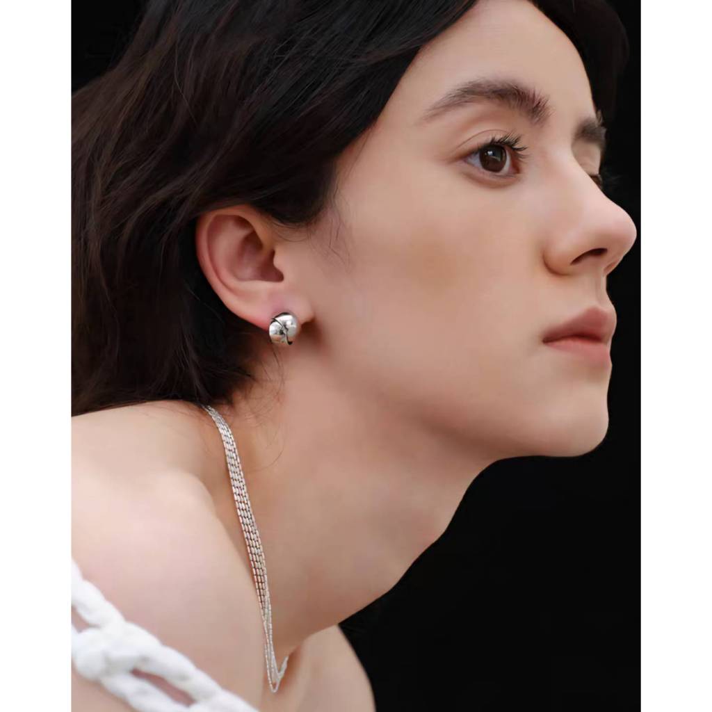 LULU Atolli 925 needle (UL-1010) ต่างหู ก้านเงิน(S925)