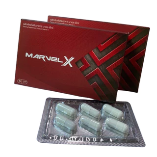 MARVEL X มาเวล เอ็กซ์ 6 เม็ด อาหารเสริมผู้ชาย (แพคเกจใหม่)