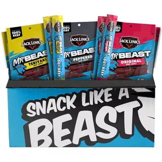 [Best Before 28-Aug-2026]Jack Link's Mr Beast Beef Jerky Teriyaki 25g