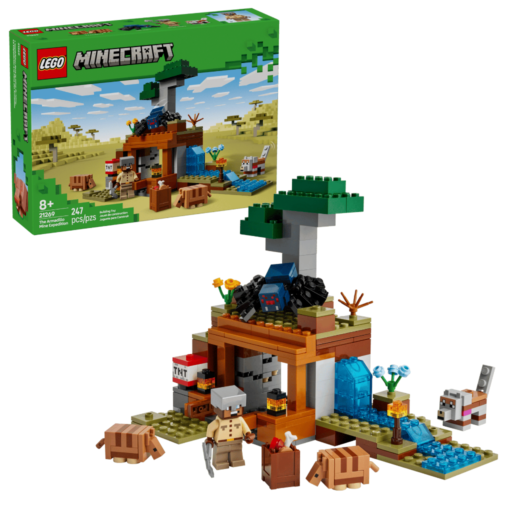 LEGO Minecraft 21269 The Armadillo Mine Expedition ของแท้