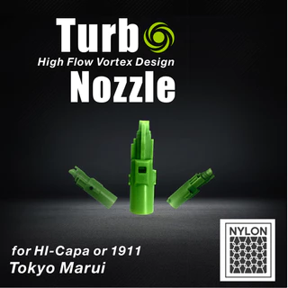 หัวฉีด TURBO Nozzleหัวฉีดแบบ High Flow พร้อมระบบวอร์เท็กซ์ (Vortex) ที่ช่วยเพิ่มประสิทธิภาพสำหรับรุ่น: 1911 / HiCapa