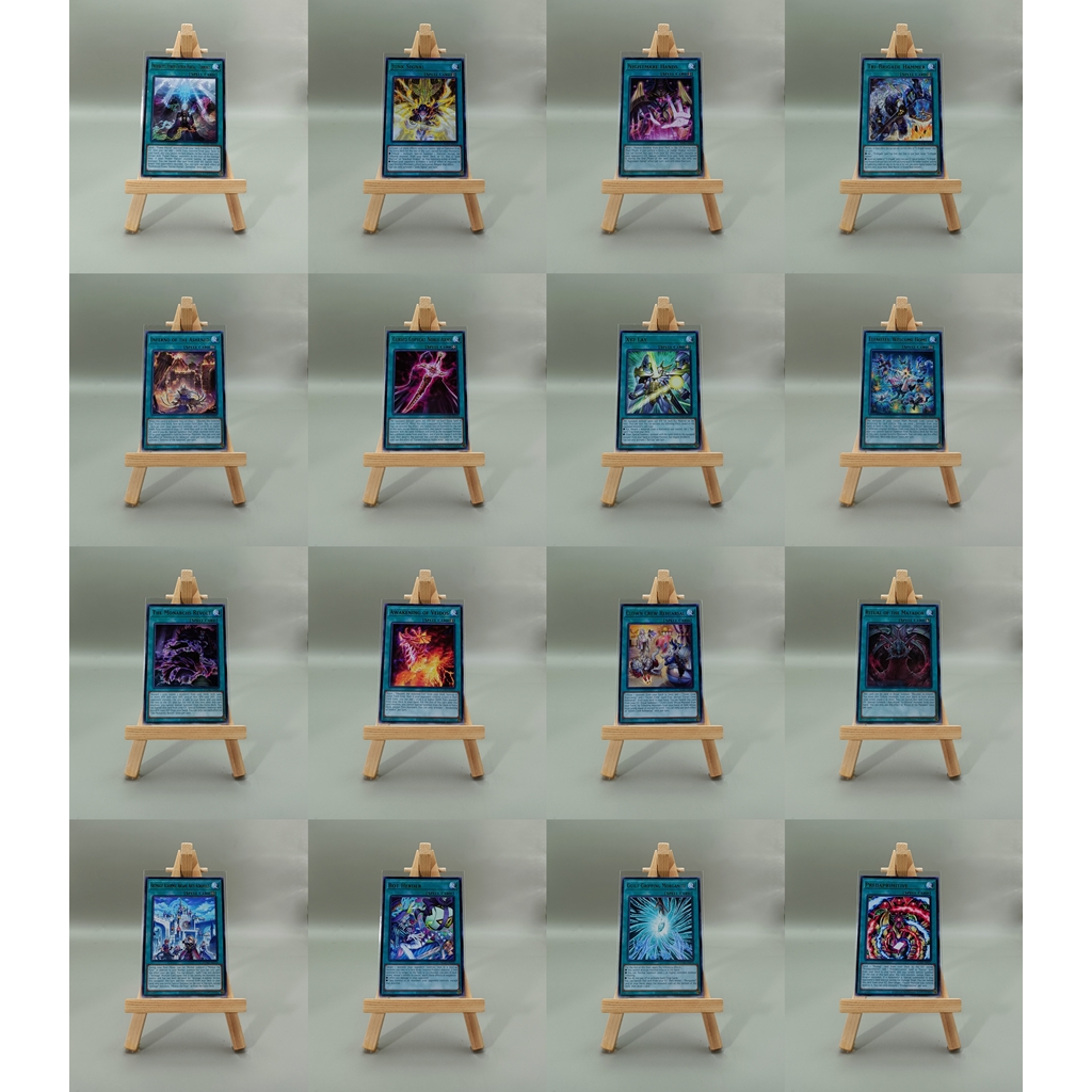 การ์ดเกมยูกิ Yu-Gi-Oh ภาษาอังกฤษ-เอเซีย (AE) รวมการ์ด Spell/Synchro/Xyz จากชุด duad/dood/bpro/blzd  AE Rare (R) 090669
