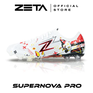 ZETA ซีต้า รองเท้าฟุตบอล รุ่น SUPERNOVA PRO BOZO ZTFSC08WA WHITE/ BLACK *น้ำหนักเบา นุ่ม ทนทาน*