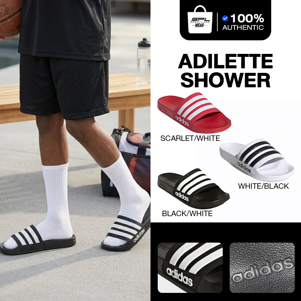 Adidas Collection รองเท้าแตะ รองเท้าแฟชั่น SPF Adilette Shower FY7815 / AQ1702 / AQ1701 / GZ1009 / GW1048 (1000) EOSS