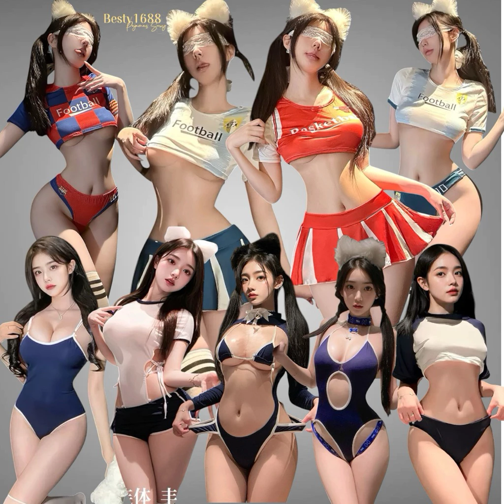 ชุดคอสเพลย์กีฬา เชียร์บอล ชุดนอนเซ็กซี่ รวม R/A002 พร้อมส่งจากไทย