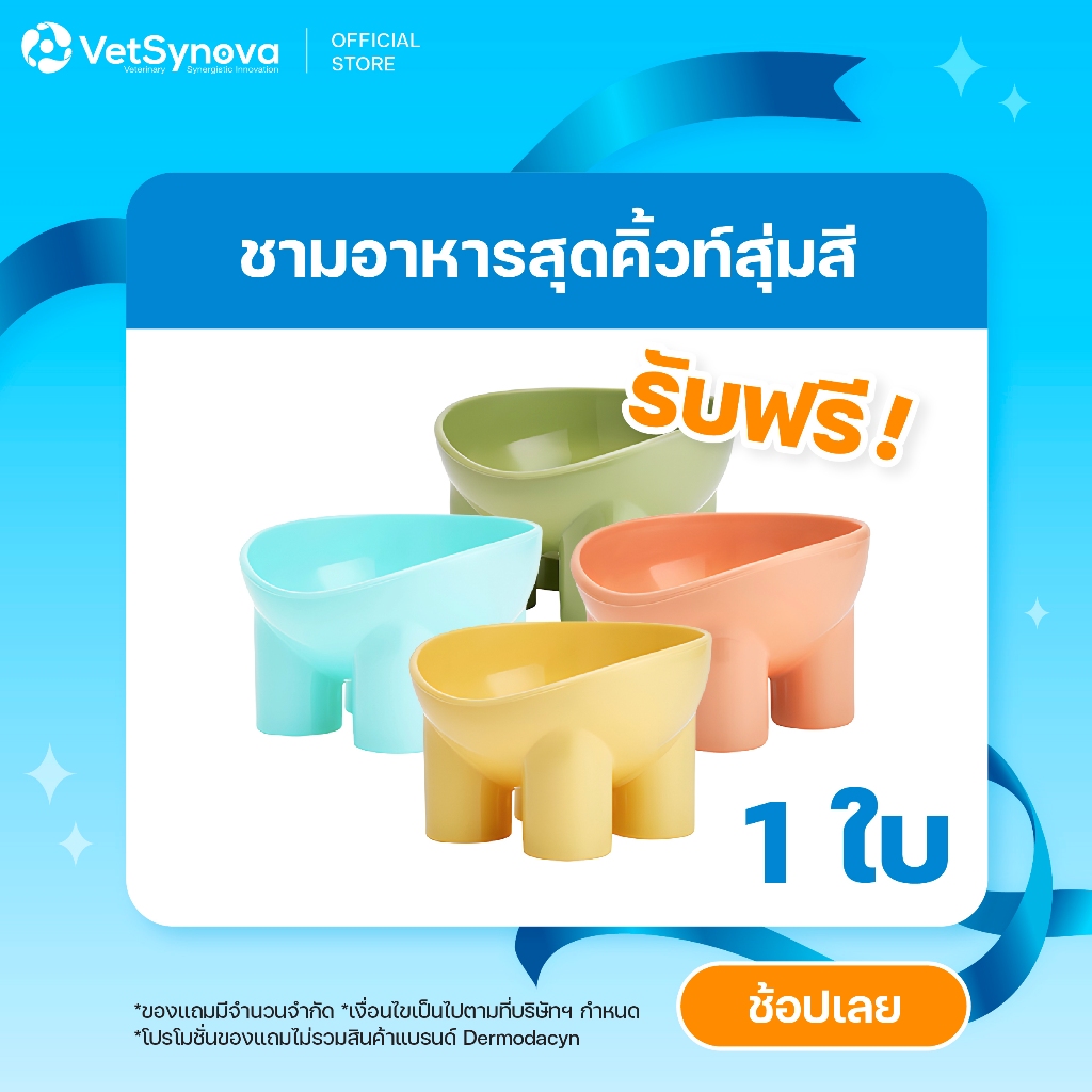 (สินค้าสมนาคุณงดจำหน่าย) ชามอาหารสุดคิ้วท์สุ่มสี จำนวน 1 ใบ