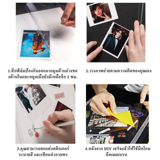 [ส่งไว] อัลบั้มรูป DIY ผ้าลินิน 40 หน้า มีกาวในตัว จุรูปได้เยอะ ใส่ได้ทุกขนาด สำหรับทารก/งานแต่ง/ครอบครัว Photo Album