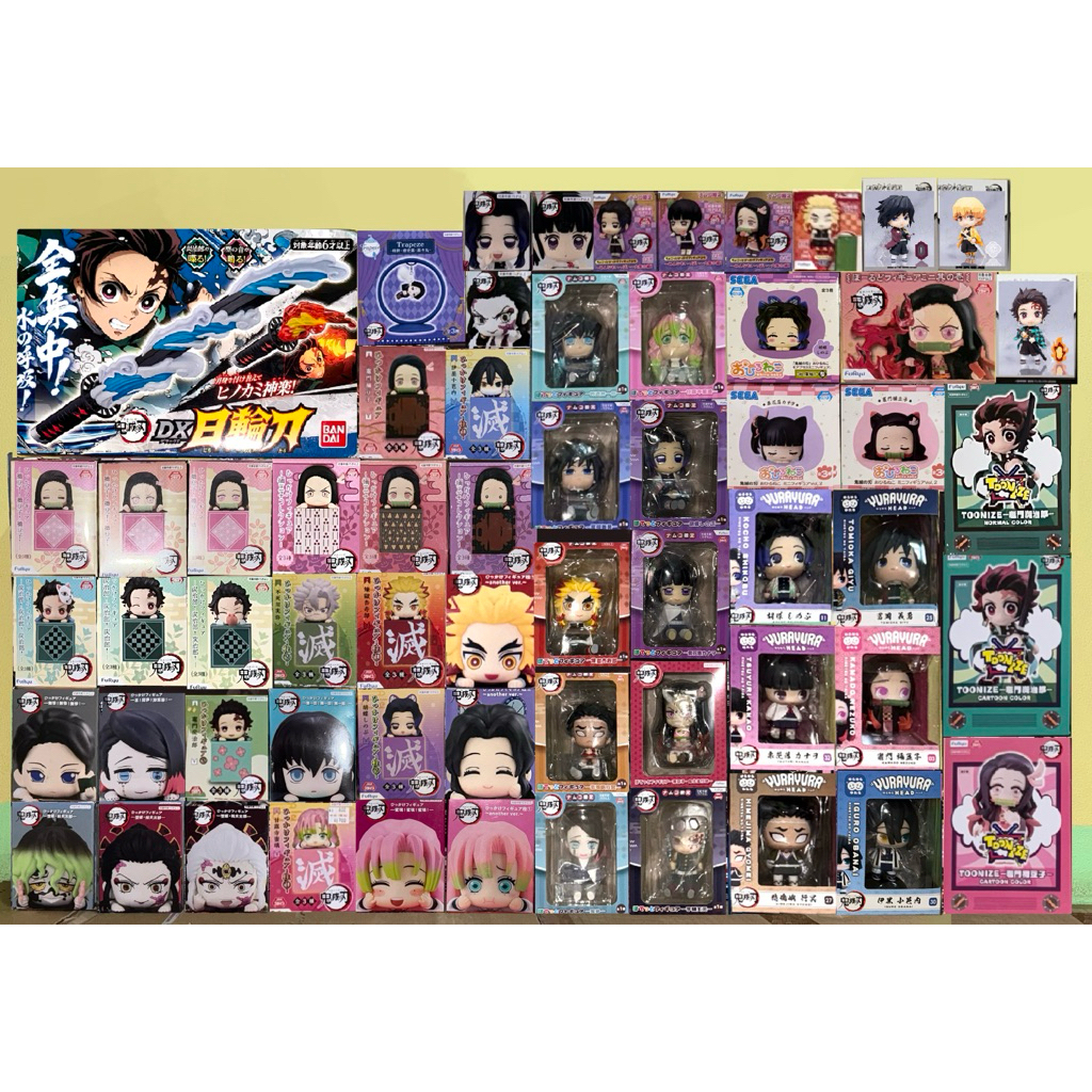 POTETTO WCF QPOSKET PETIT DEMON SLAYER FIGURE KIMETSU NO YAIBA MODEL ยืดขา เกาะกล่อง เกาะแก้ว ดาบพิฆาตอสูร