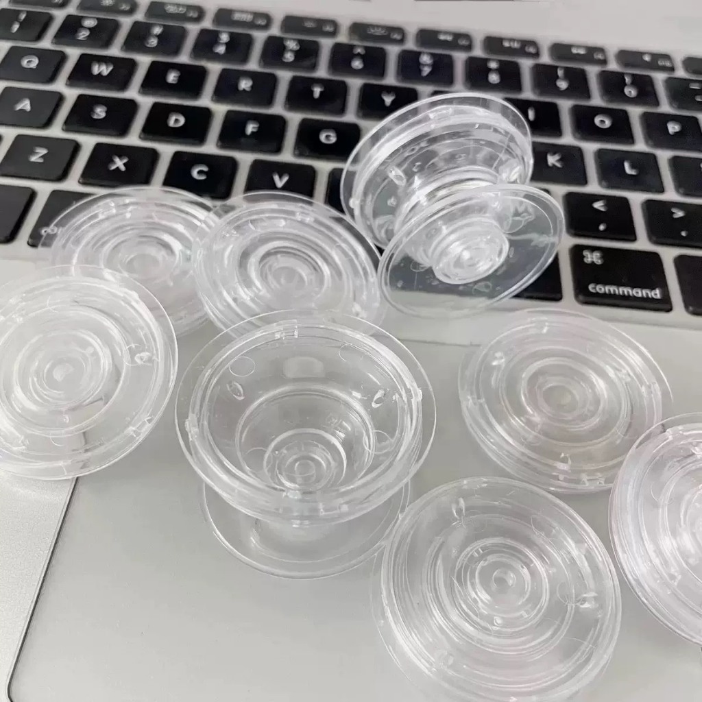 griptok กิฟต๊อกใส แหวนโทรศัพท์เปล่า กลม,หัวใจ popsocket มีขอบ/ไม่มีขอบ NP