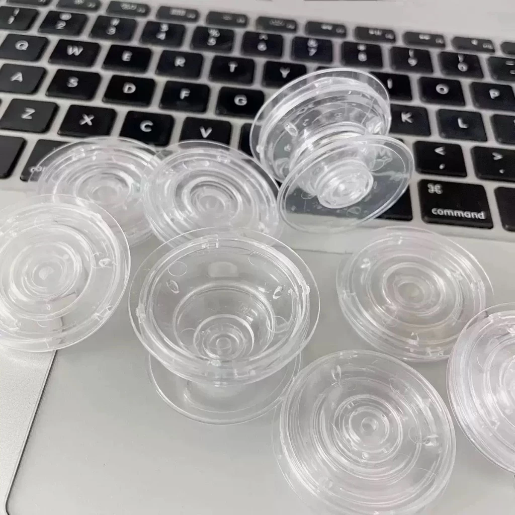 griptok กิฟต๊อกใส แหวนโทรศัพท์เปล่า กลม,หัวใจ popsocket มีขอบ/ไม่มีขอบ NP