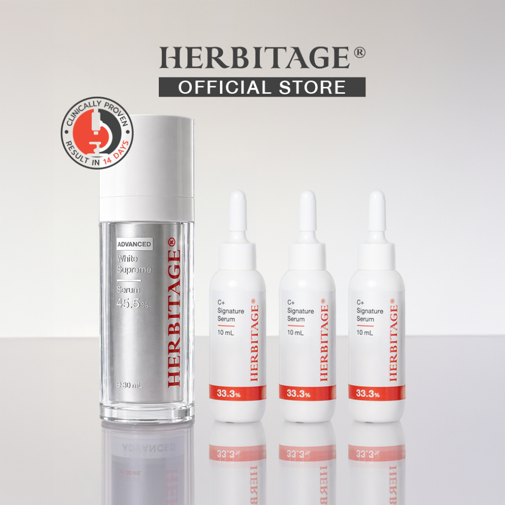 HERBITAGE เซ็ตคู่ SHINE & WHITE ( W3C)