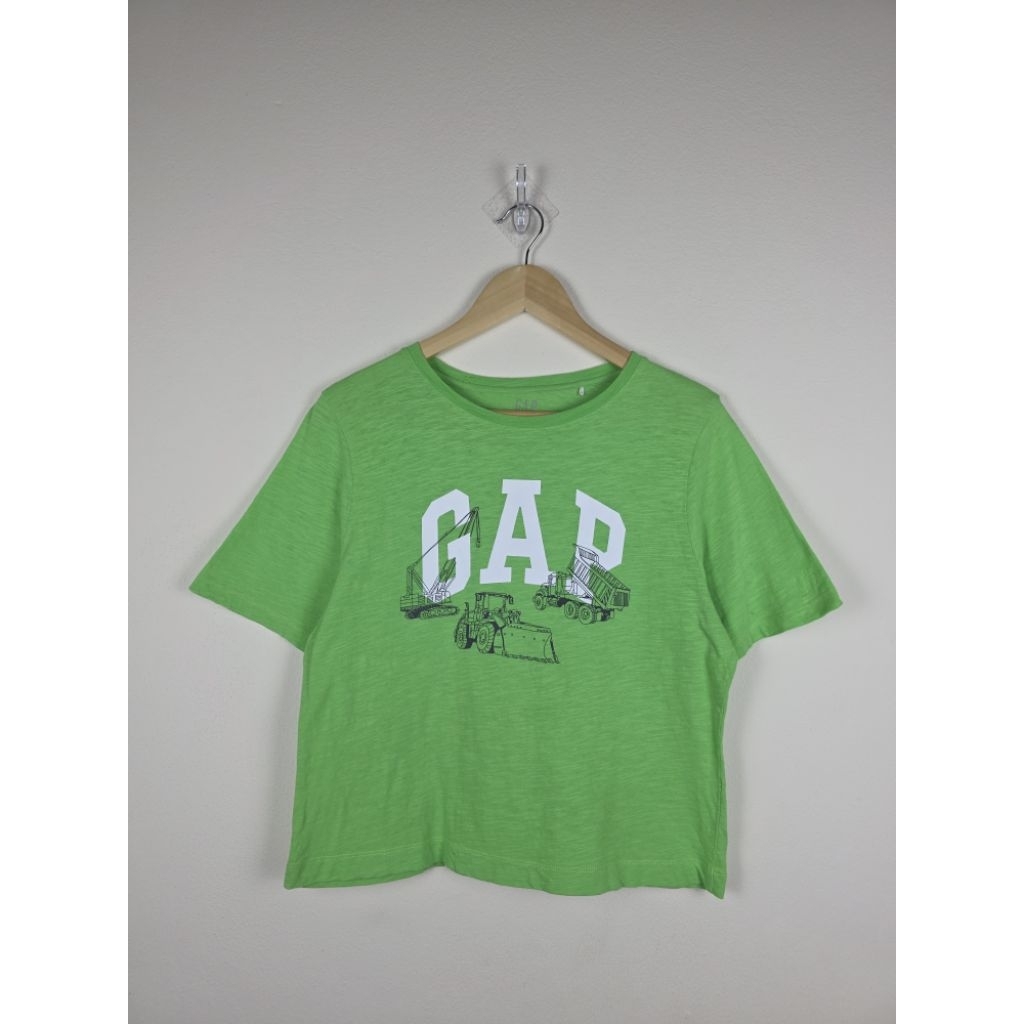 เสื้อยืดเขียว เสื้อยืด GAP X054