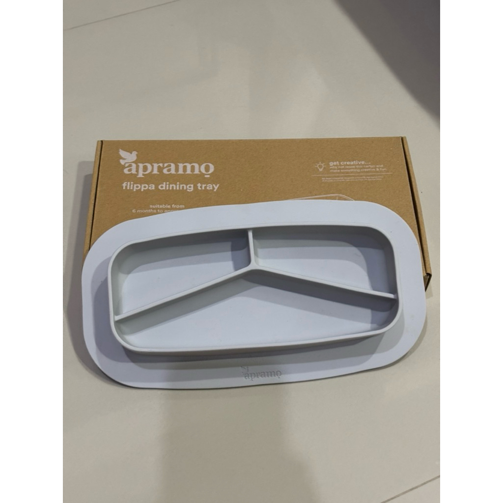 New!! จานซิลิโคน สำหรับ Apramo flippa dinning tray