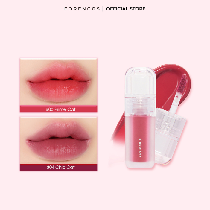 [FORENCOS Official] KOKOGAGA Grooming Velvet Tint ลิปเวลเวจ นุ่มละมุน 10สี