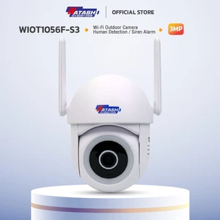 WATASHI รุ่น WIOT1056F-S3 กล้องวงจรปิดภายนอก WIFI คมชัด 3MP ภาพสีกลางคืน พูดคุยตอบโต้