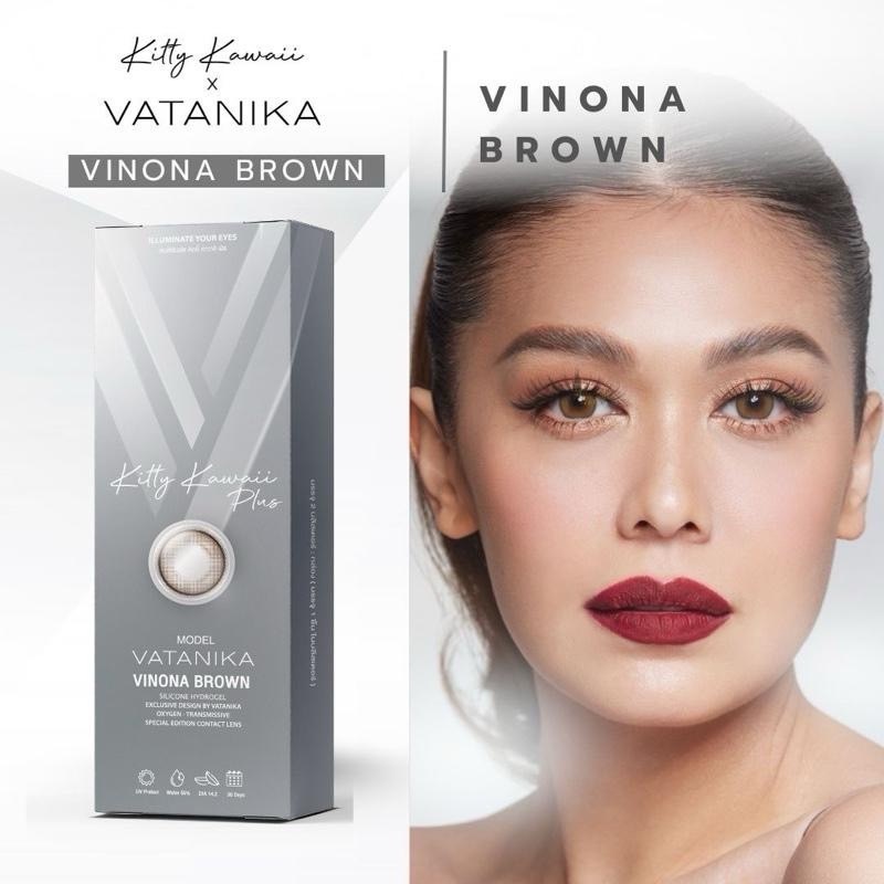 VATANIKA Lens - Vinona Brown คอนแทคเลนส์สีน้ำตาล อบอุ่นคลาสสิกแบบ Timeless