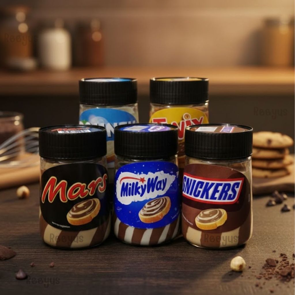Chocolate Spread 350g แยมช็อกโกแลตรวมแบรนด์ดัง มาพร้อมขวดแก้ว มี 5 แบบ สินค้านำเข้าจากยุโรป