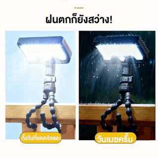 ไฟโซล่าเซลล์ติดรั้วบ้าน โคมไฟโซล่าเซลล์ โคมไฟสนาม LED แสงขาว/เหลือง ส่องต้นไม้และสวน พลังงานแสงอาทิตย์ พลังงานแสงอาทิ