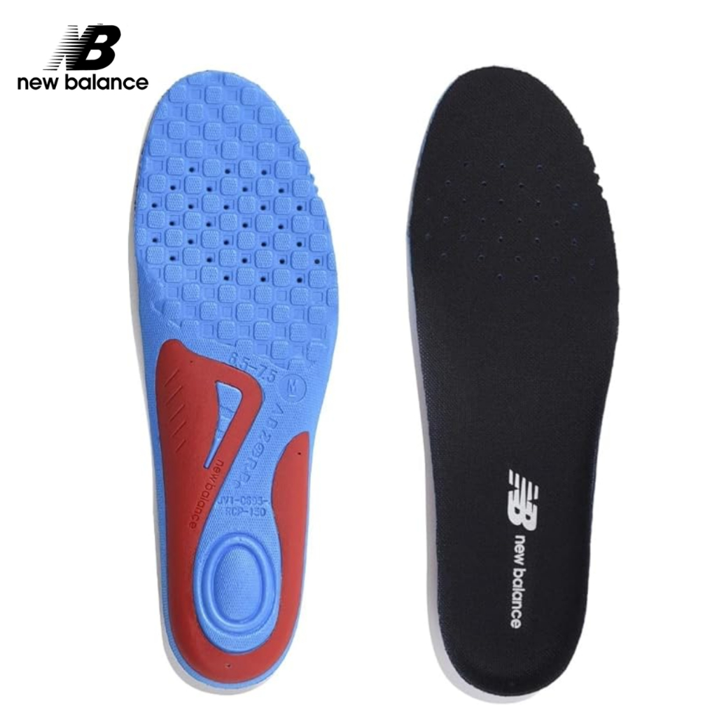 แผ่นรองพื้นรองเท้า [New Balance] รุ่น Supportive Cushion (RCP150) LAM35688 AC1032J สีดำ น้ำหนักเบา