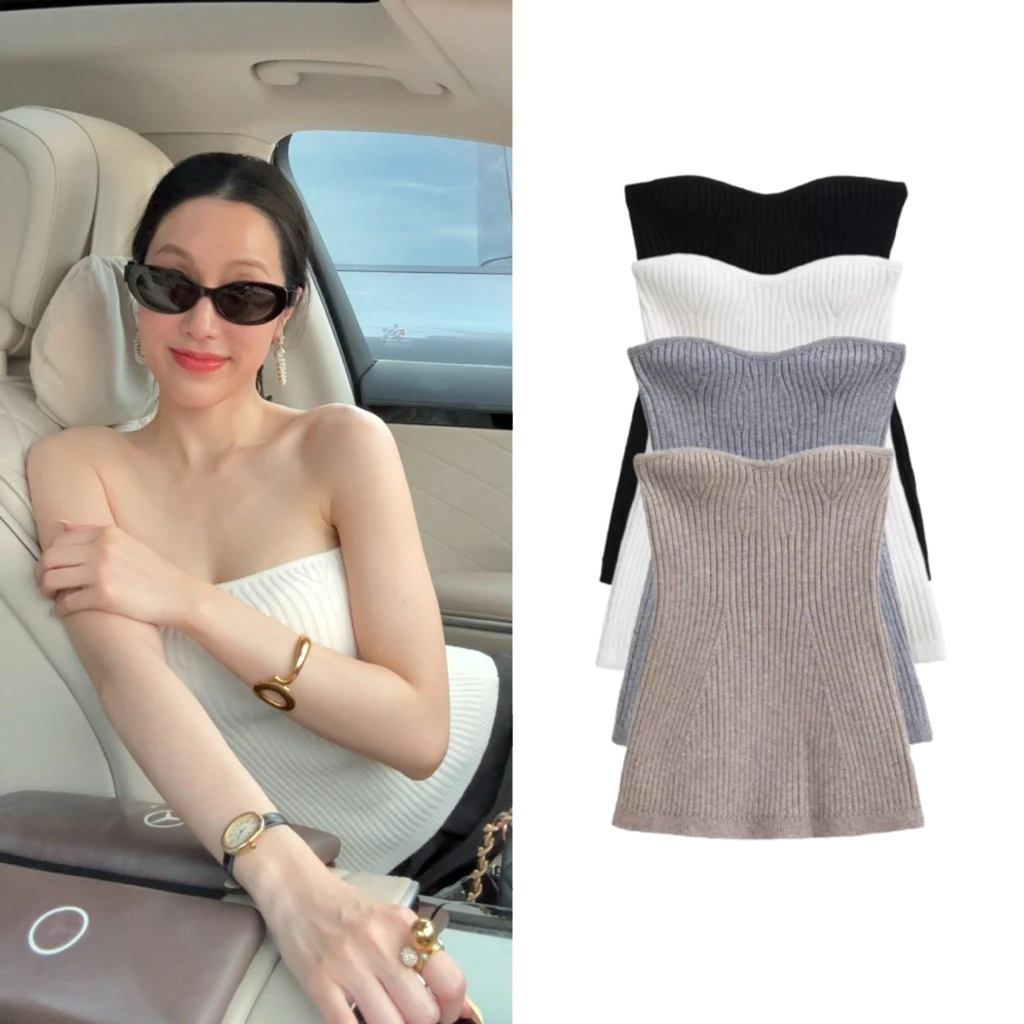 LITAS : CHER TOP เสื้อเกาะอกทรงสวย เสื้อเกาะอก