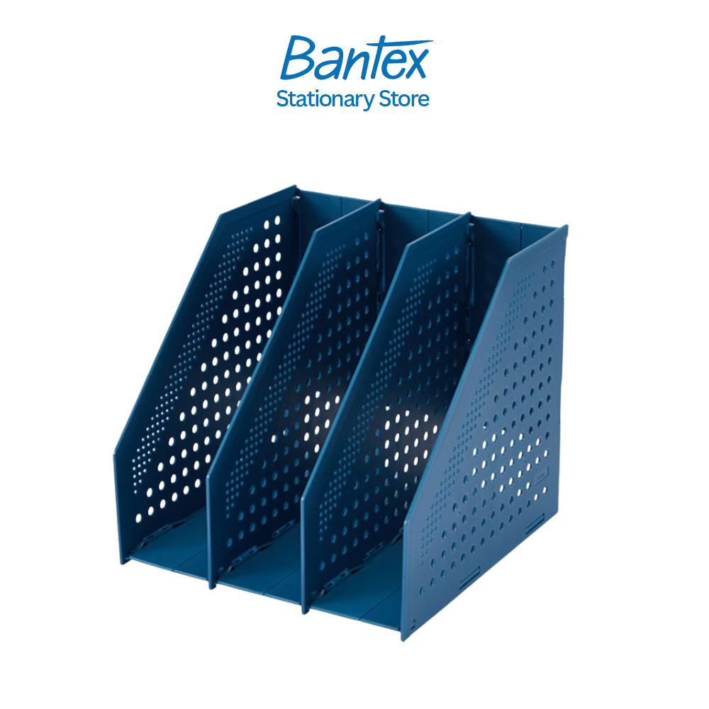 Bantex ชั้นเก็บเอกสารแบบตั้งโต๊ะ 2 / 3 / 4ช่อง มีช่องแบ่ง แข็งแรงทนทนทาน อุปกรณ์สำนักงาน File Holder