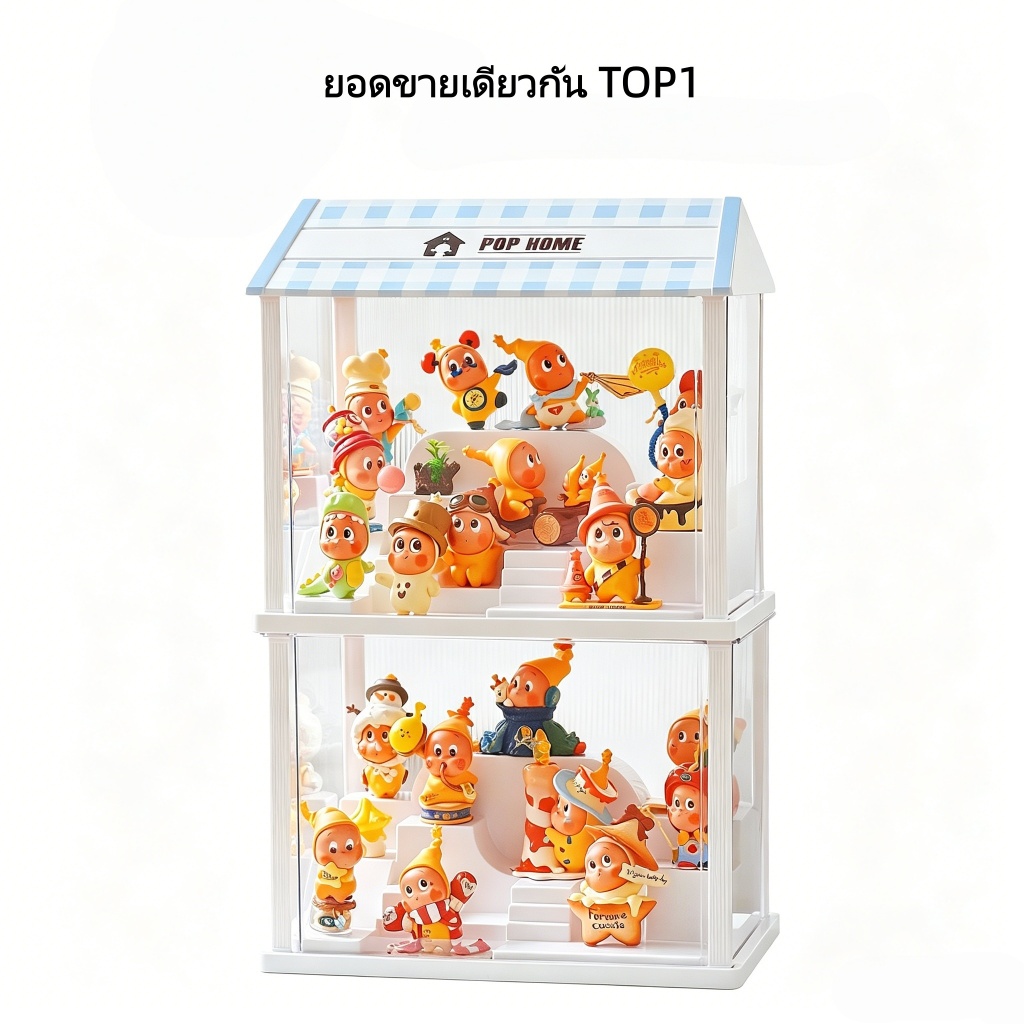 พร้อมส่งจากไทย! ตู้โชว์ตุ๊กตา กล่องฟิกเกอร์ โปร่งใส จัดเป็นชั้น ไม่ต้องประกอบ ทนทาน กันฝุ่น เหมาะเก็บโมเดล ของสะสมในบ้าน