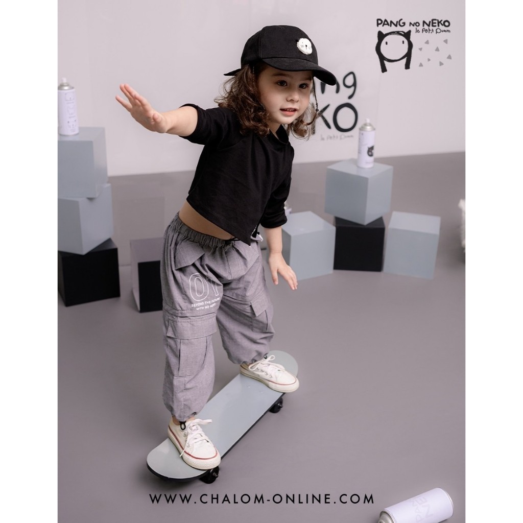 𝐏𝐚𝐧𝐠 𝐍𝐨 𝐍𝐞𝐤𝐨 ชุดเซ็ทเสื้อ+กางเกงกระโปรง : JS PP 749+750 PP22