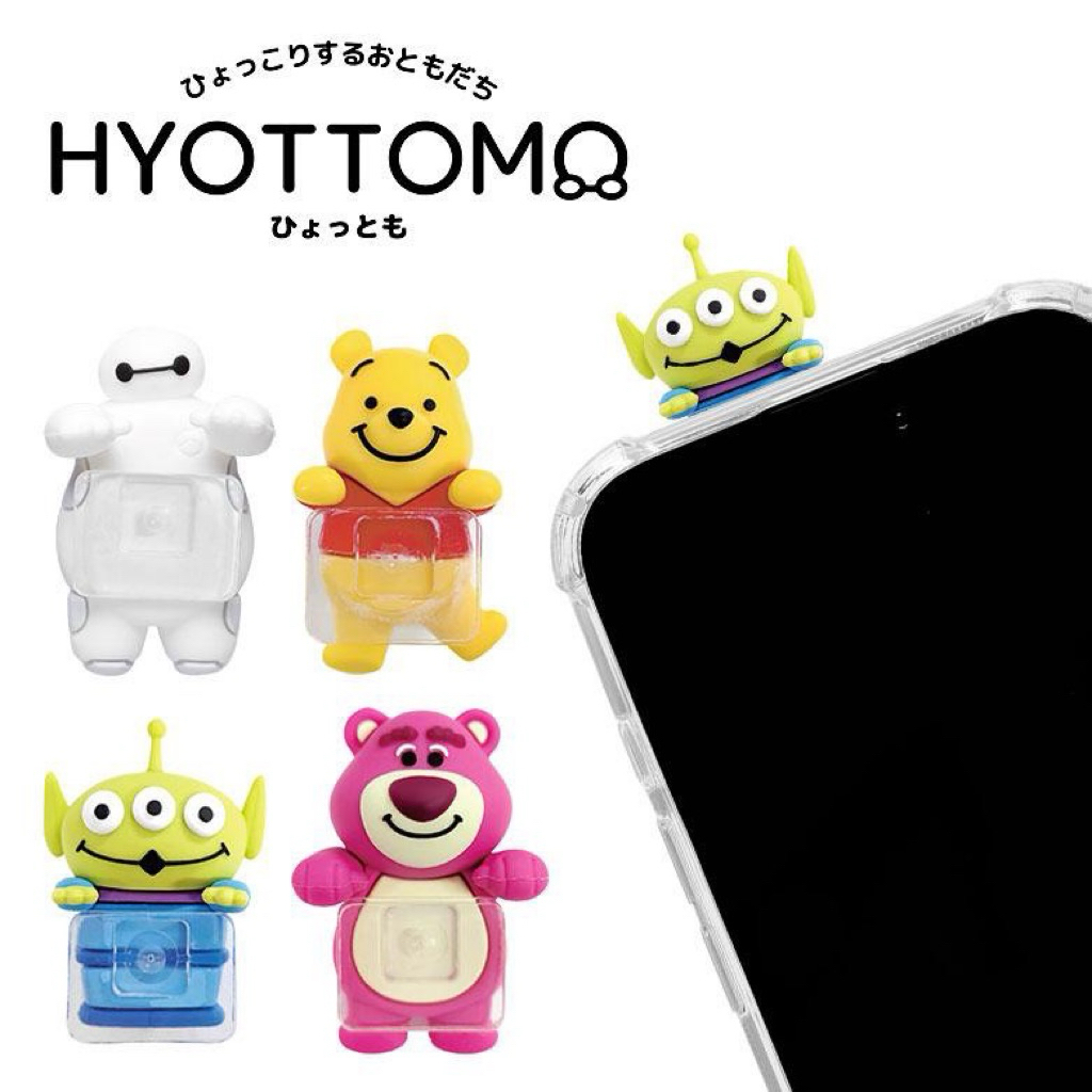 Disney phone clip ที่ติดมือถือ ของตกแต่งมือถือ ที่หนีบโทรศัพท์ โน้ตบุ๊ค จาก Tokyo disneyland