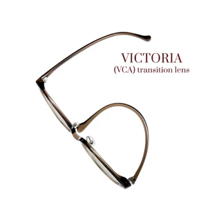 [ 17 กรัม สบายสุด ] PANTA │ VCA : VICTORIA แว่นกรองแสงสีฟ้าออกแดดเปลี่ยนสีชา เนื้อ TR เบาสบายหน้า