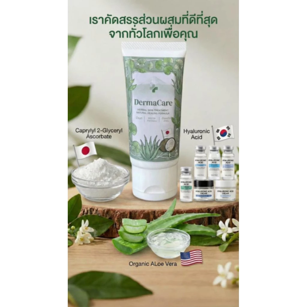 ☘️ DermaCare 🌿ครีมทาสำหรับแผลกดทับ ดูแลแผลกดทับจากสมุนไพรธรรมชาติ☘️